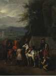 Bloemen Pieter van called Standart Horseman at Rest  - Hermitage